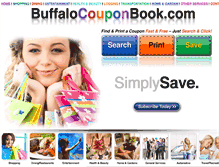 Tablet Screenshot of buffalocouponbook.com